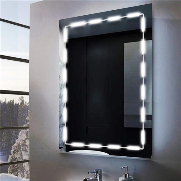 Led Mirror Lights, Vanity Make Up Strip Light, 10ft Ultra Bright White LED - Picture 1 of 6